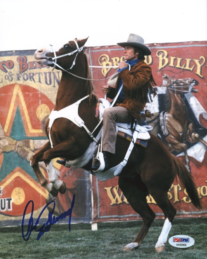 Clint Eastwood Bronco Billy Signed 8x10 Photo PSA/DNA Certified (1 of 5)
