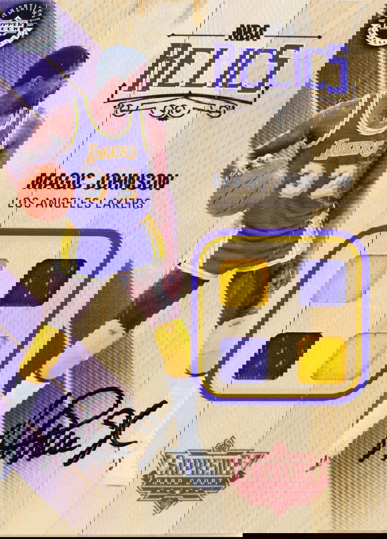 Magic Johnson Autographed 5x7 Upper Deck Supreme Card BAS MJ17480 (1 of 3)