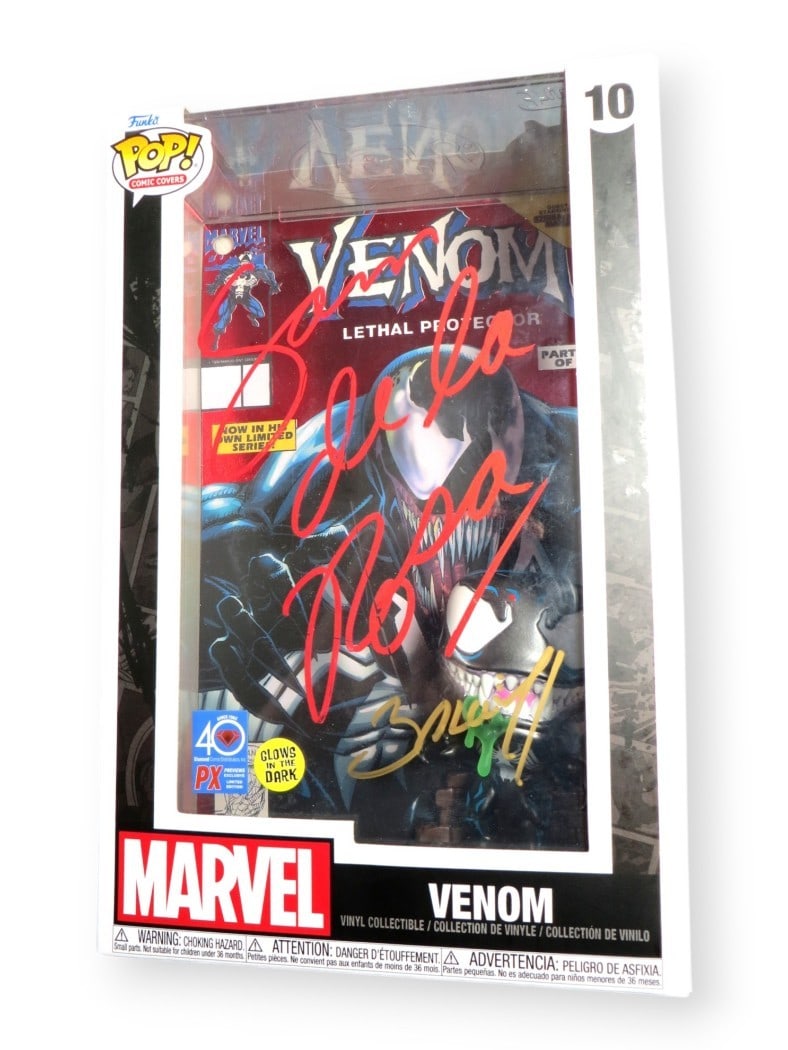 Mark Bagley Sam De La Rosa Dual Signed Venom Funko POP JSA Authenticated (1 of 4)