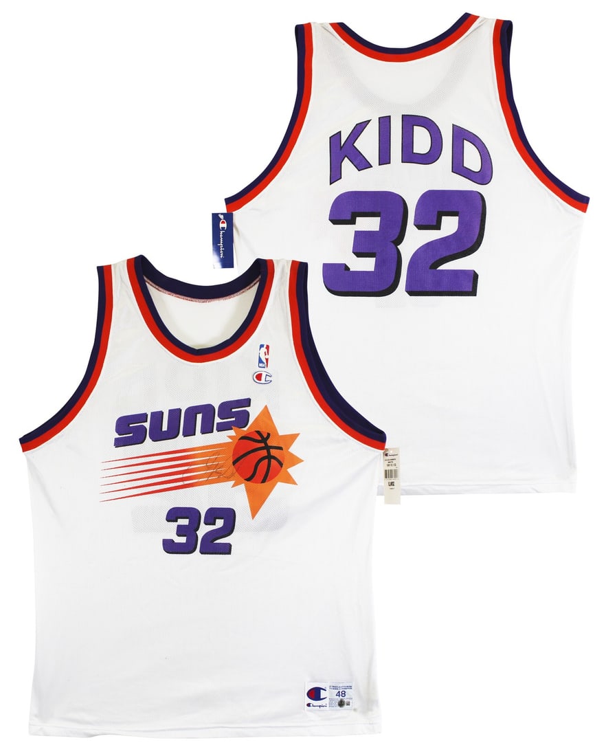 Jason Kidd Signed Phoenix Suns White Champion Jersey Beckett Authenticated (1 of 6)