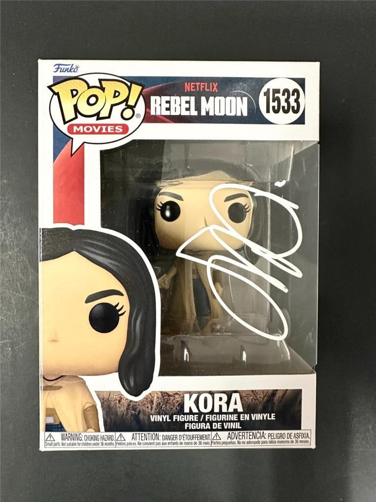 Funko Pop Kora from Rebel Moon autographed by Sofia Boutella Beckett authenticated (1 of 6)