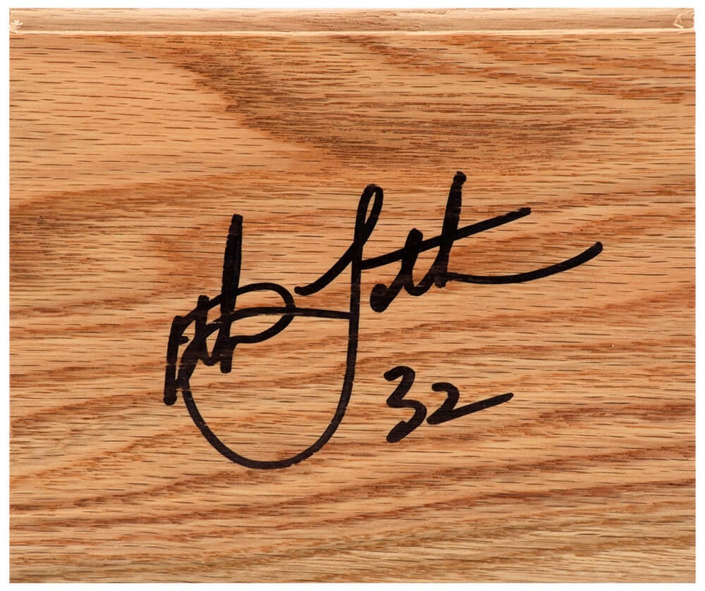 Christian Laettner Signed 5x6 Floor Piece Duke Blue Devils COA (1 of 1)