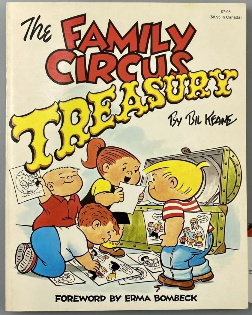 Bill Keane Autographed 1978 The Family Circus Book JSA Certified (1 of 4)