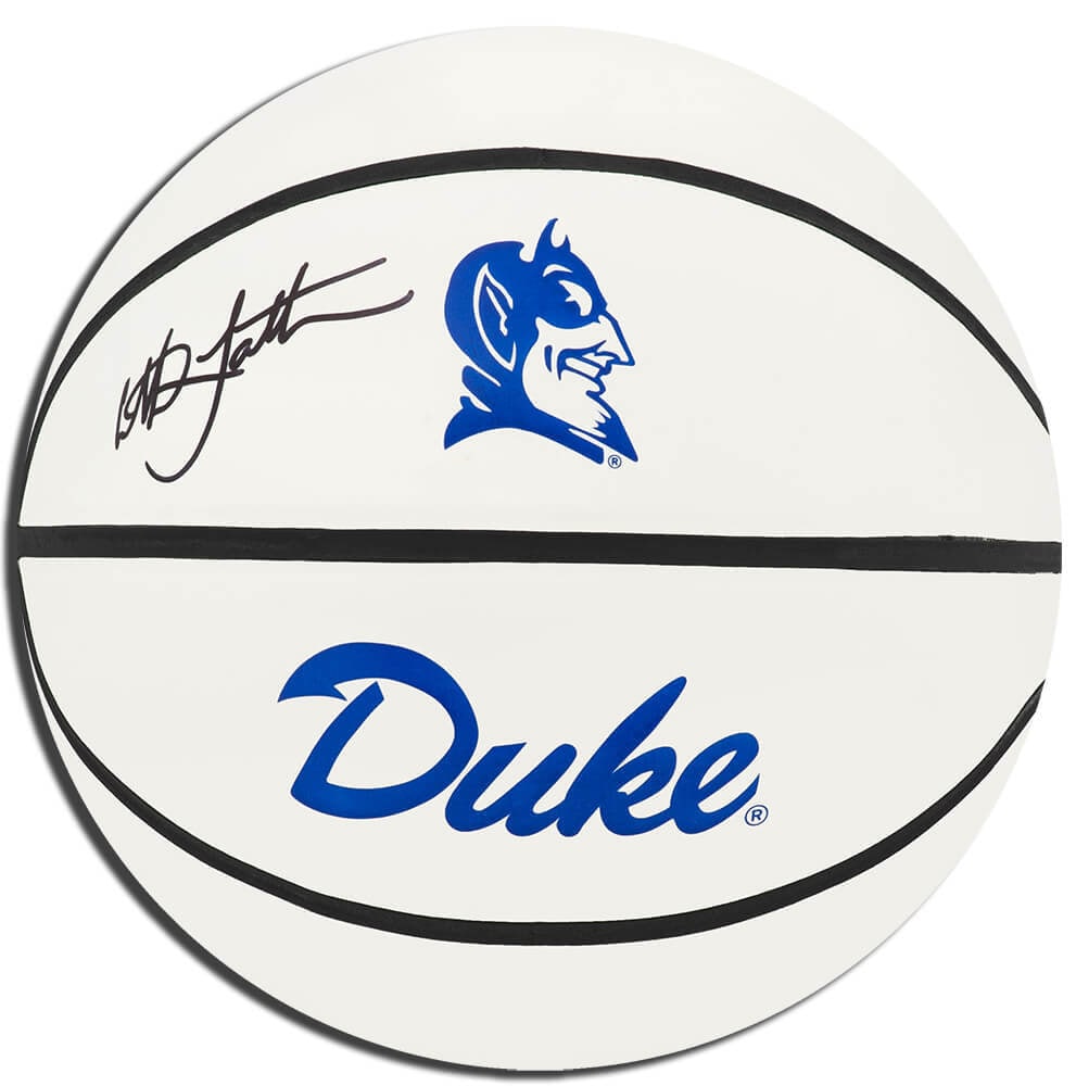 Christian Laettner Signed Duke Blue Devils Basketball with COA (1 of 1)