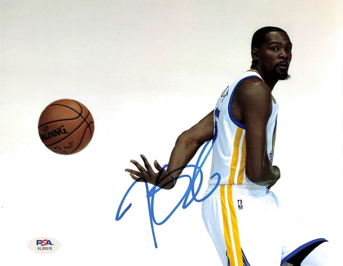 Kevin Durant Autographed 8x10 Photo PSA/DNA Golden State Warriors (1 of 1)