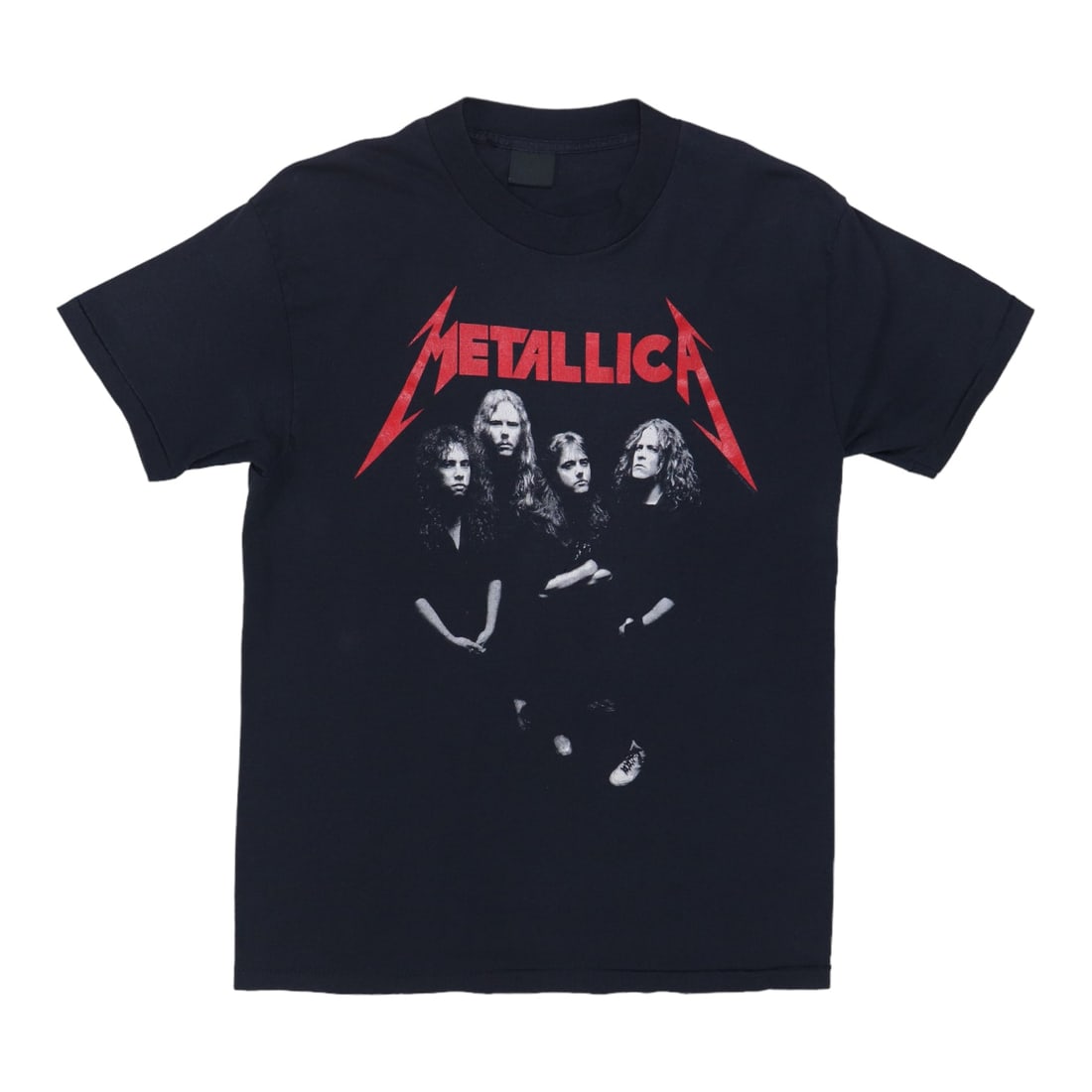 Vintage 1988 Metallica And Justice For All Black Poly Cotton T Shirt (1 of 6)