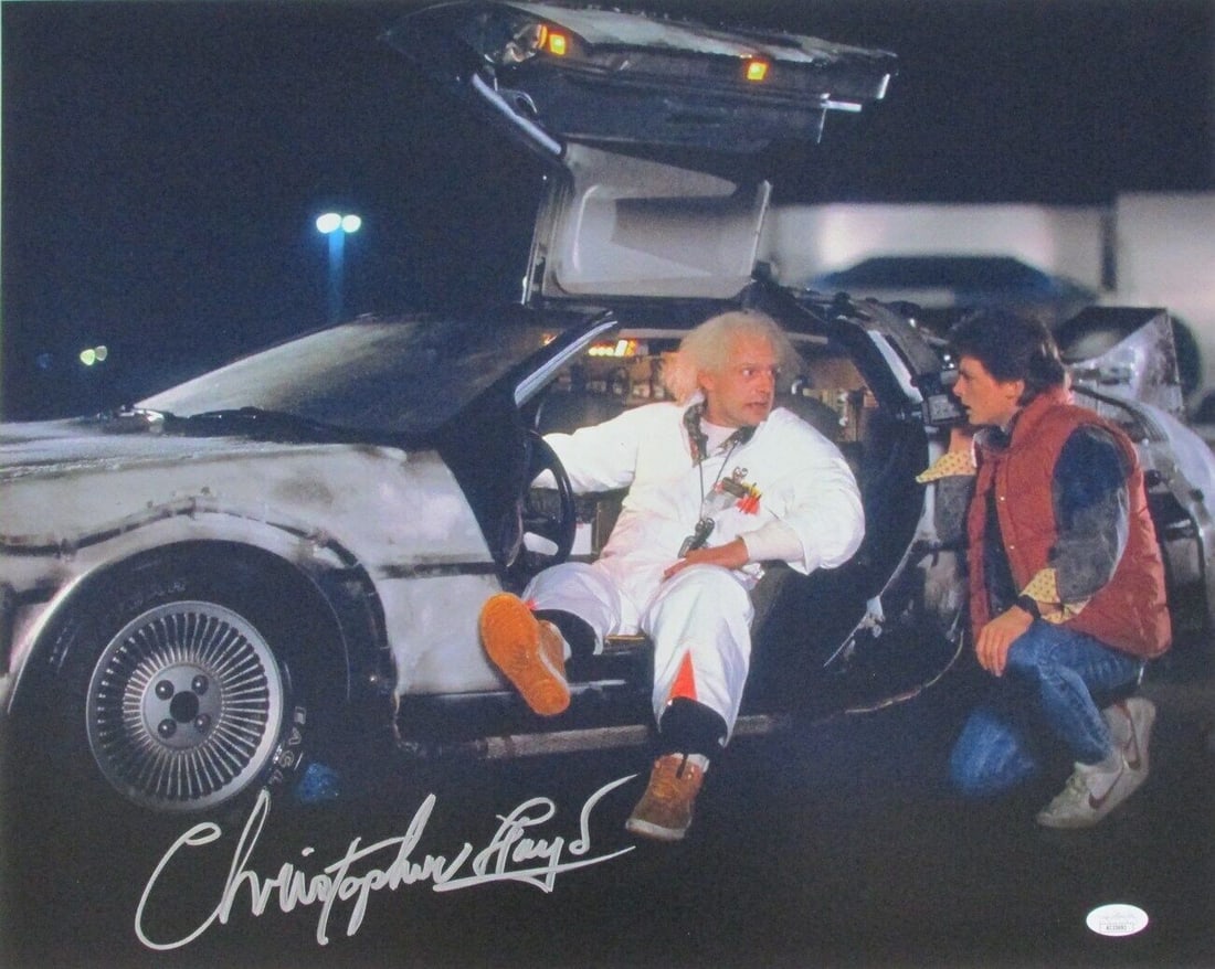Signed 16x20 Back to the Future Photo by Christopher Lloyd with JSA COA (1 of 3)