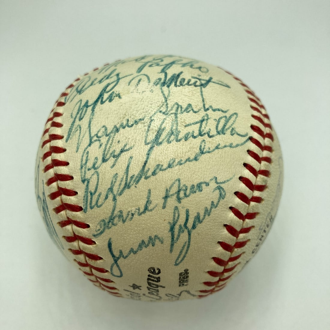 Baseball Signed by 1957 Braves World Series Champions with PSA DNA and Beckett LOA: Baseball Signed by 1957 Braves World Series Champions with PSA DNA and Beckett LOA This is an official National League (Giles) baseball signed by thirty members of the 1957 Milwaukee Braves World Seri