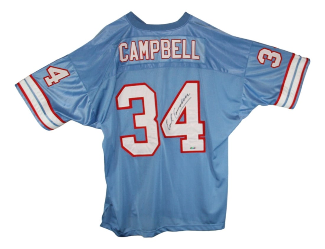 Earl Campbell Signed Houston Oilers Authentic Throwback Jersey TRISTAR (1 of 6)