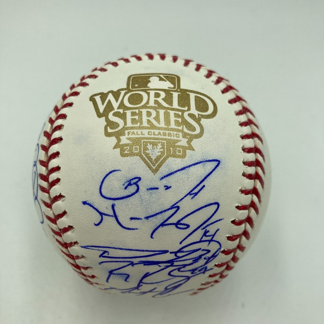 2010 San Francisco Giants Team Signed Baseball with MLB Hologram (1 of 10)