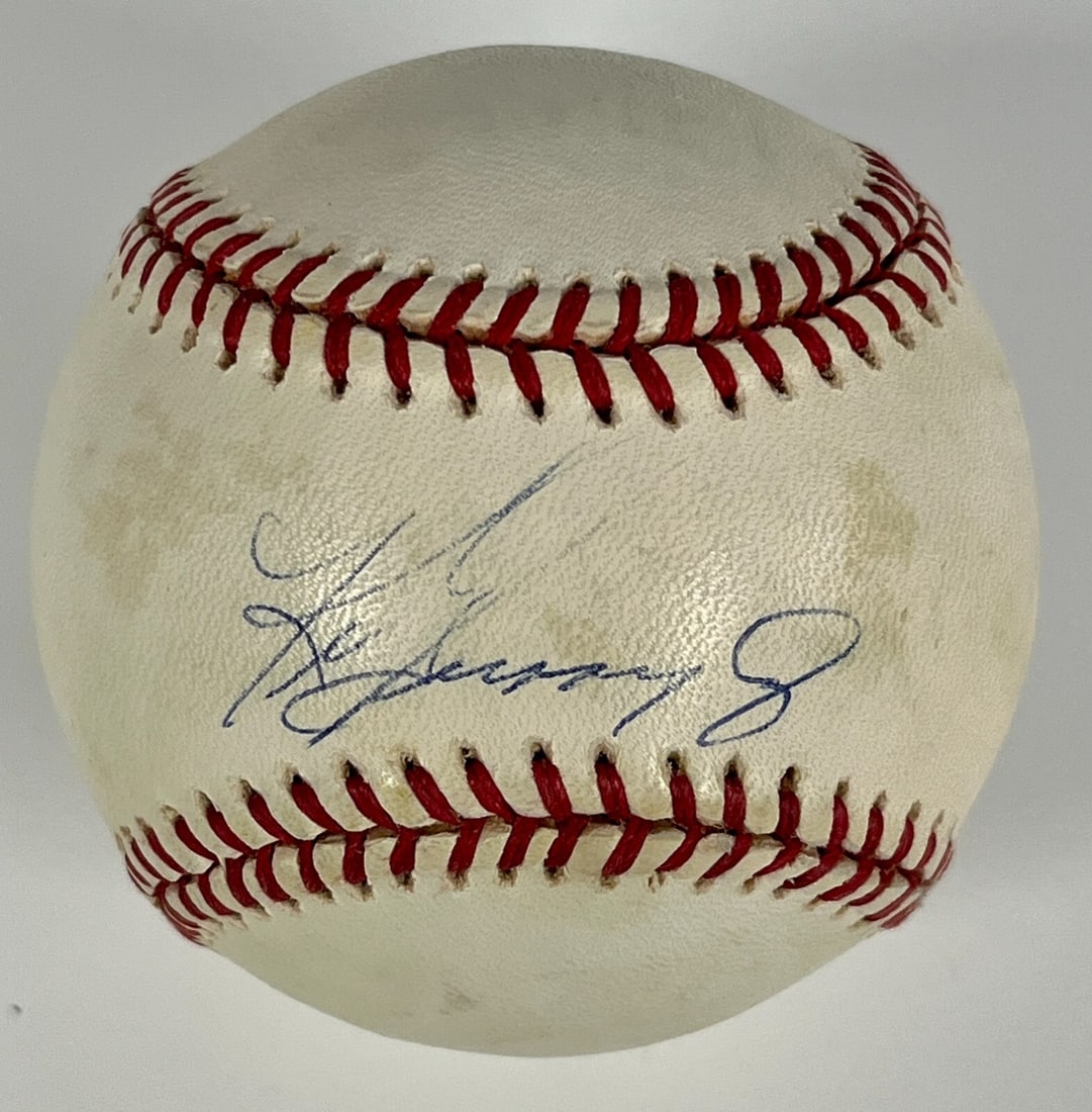 Ken Griffey Jr Signed Rawlings AL Baseball JSA Authenticated Mariners Reds (1 of 2)