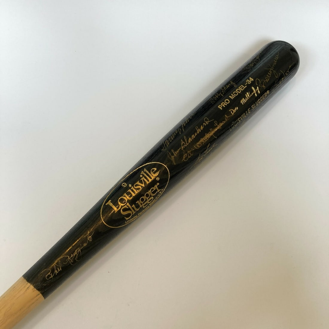 New York Yankees Multi-Signed Baseball Bat with Whitey Ford Phil Rizzuto 20+ Sigs (1 of 9)