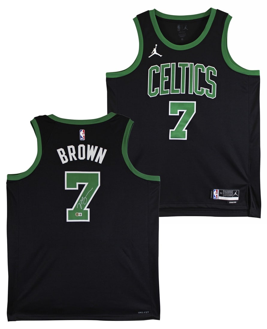 Jaylen Brown Signed Black Nike Jordan Jersey Boston Celtics BAS Authenticated (1 of 6)