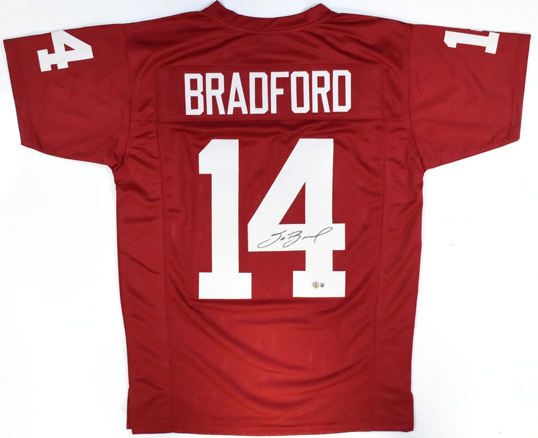 Sam Bradford Signed Oklahoma Sooners Jersey with Beckett Hologram (1 of 3)