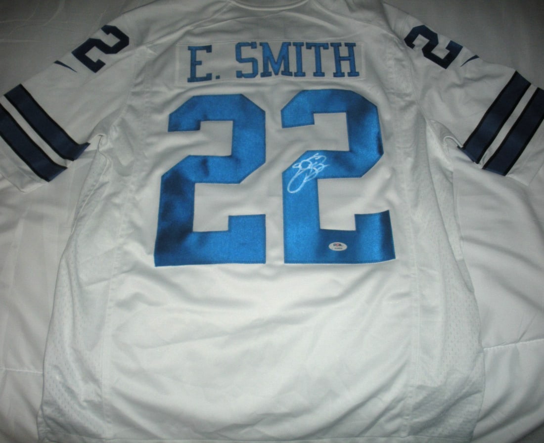 Nike Dallas Cowboys Jersey Signed by Emmitt Smith with PSA DNA COA (1 of 3)