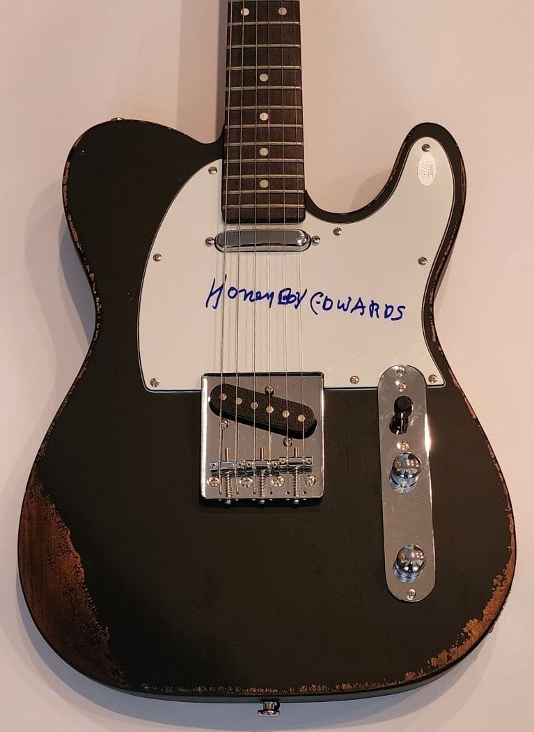 David Honeyboy Edwards Autographed Electric Guitar JSA Certified Blues (1 of 5)