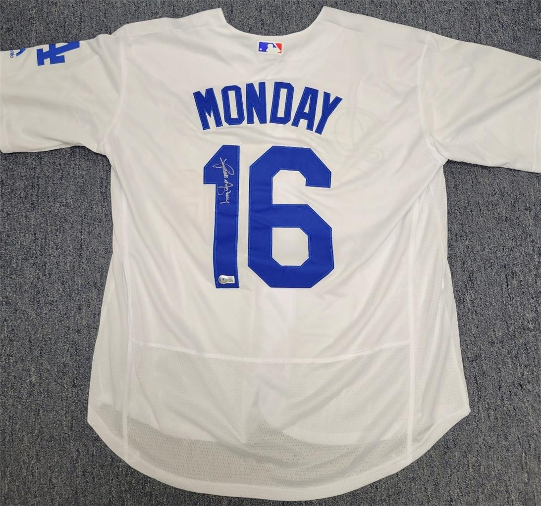 Rick Monday Autographed Los Angeles Dodgers Jersey Beckett BAS: Rick Monday Autographed Los Angeles Dodgers Jersey Beckett BAS Showcase your team spirit with this Rick Monday signed Los Angeles Dodgers jersey. This authentic baseball jersey features Rick Monday's