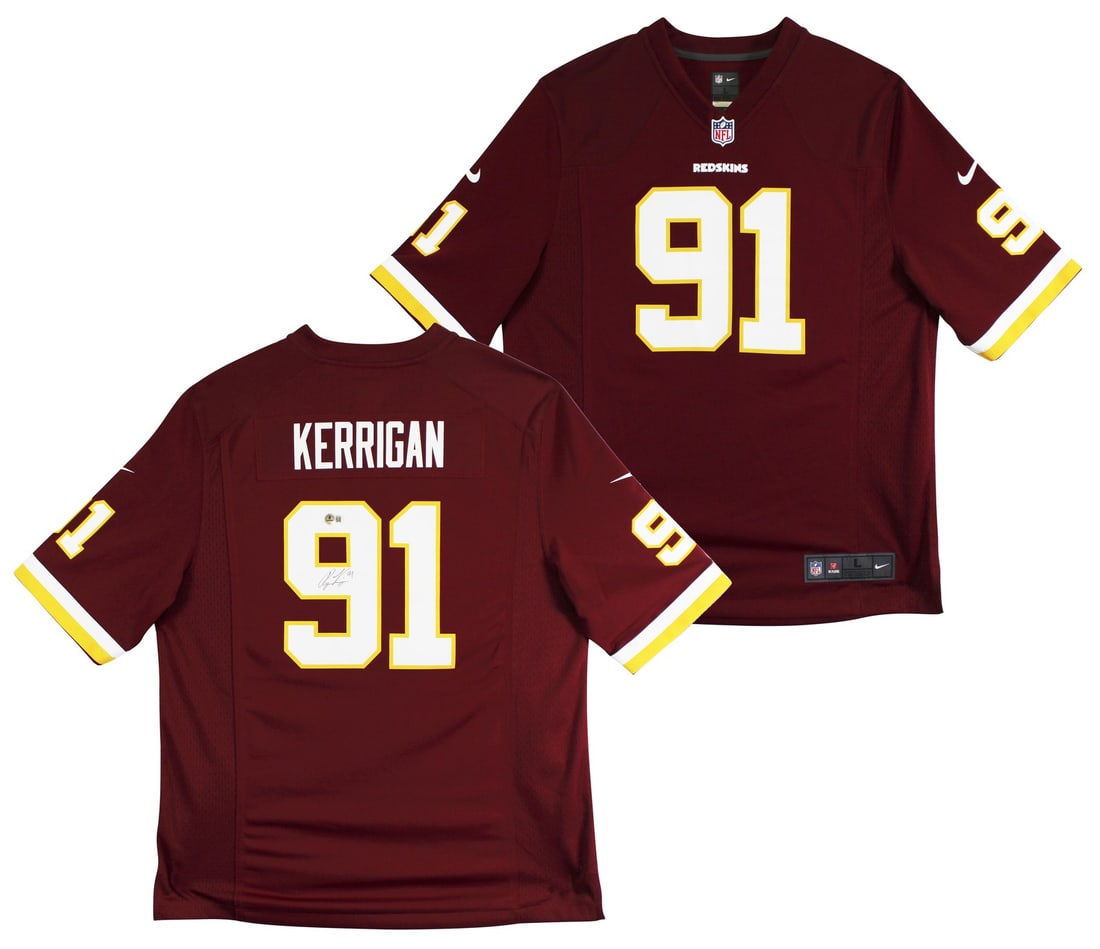 Ryan Kerrigan Signed Maroon Nike Washington Commanders Jersey Beckett Authenticated (1 of 6)