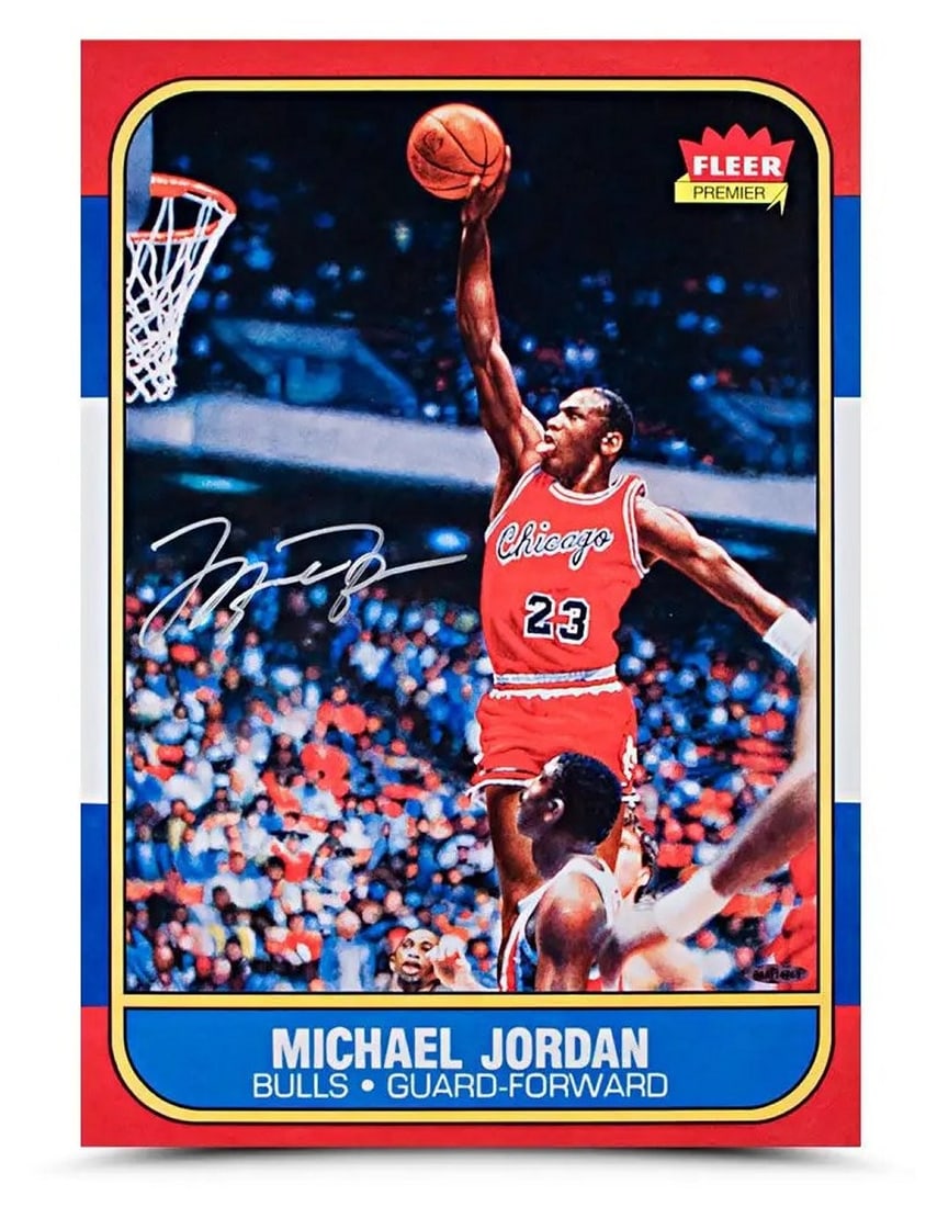 Michael Jordan Signed 12X17 Photo Print Upper Deck Authenticated Bulls (1 of 4)