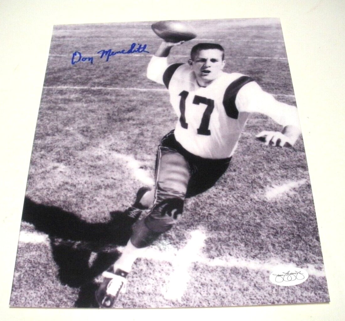 Don Meredith Signed 8x10 Photo Dallas Cowboys SMU Mustangs JSA Certified (1 of 1)