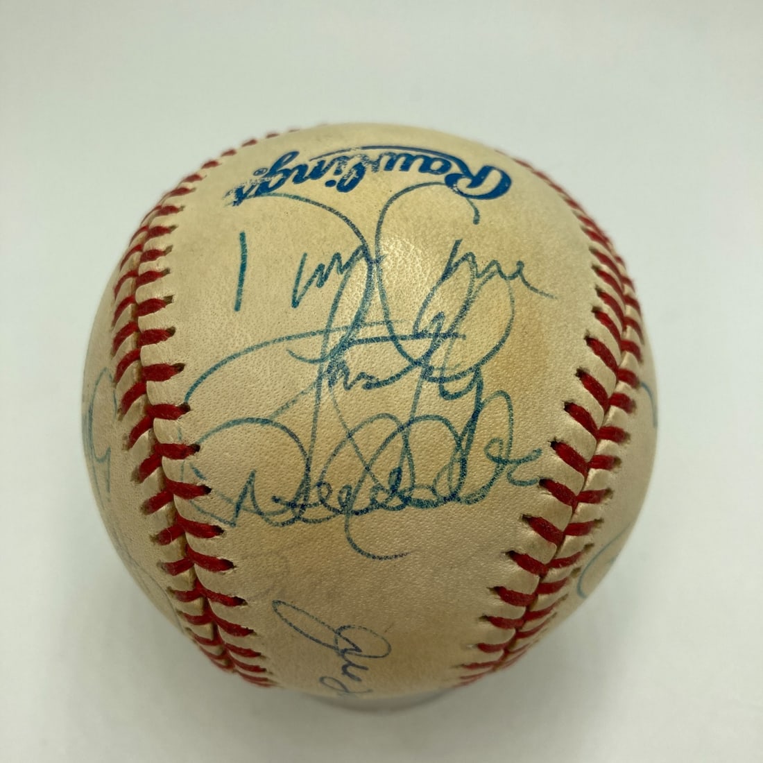 1999 NY Yankees Team Signed Baseball with Derek Jeter JSA COA (1 of 11)