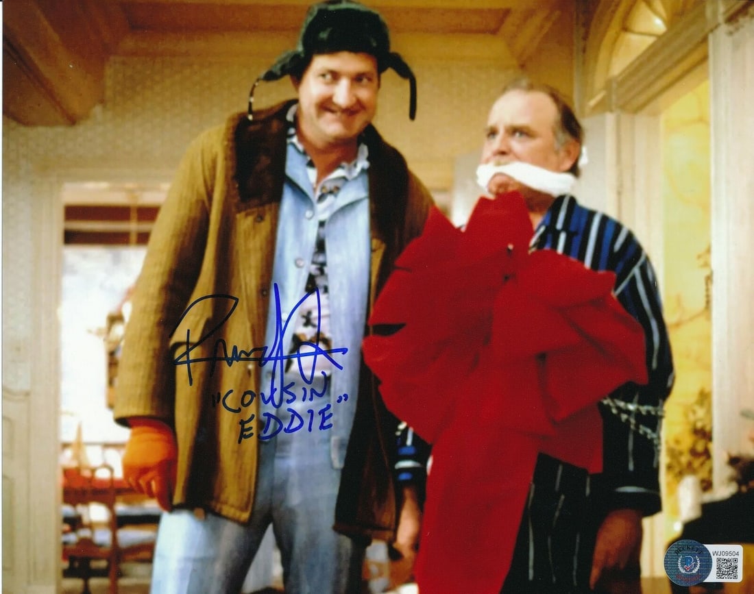 Randy Quaid Signed Christmas Vacation 8x10 Photo Cousin Eddie BAS Beckett (1 of 2)