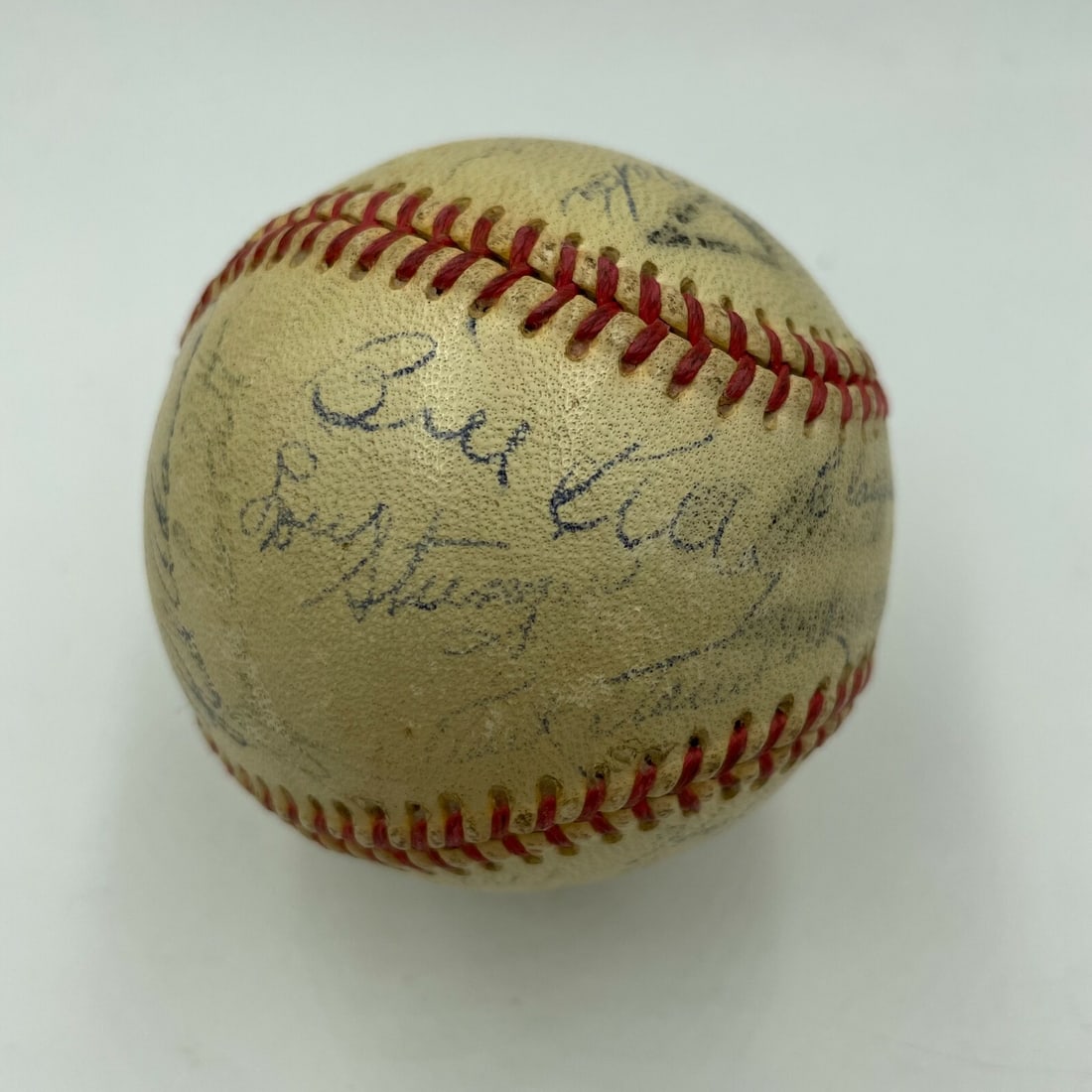 1947 Chicago Cubs Minor League Team Signed Baseball (1 of 7)