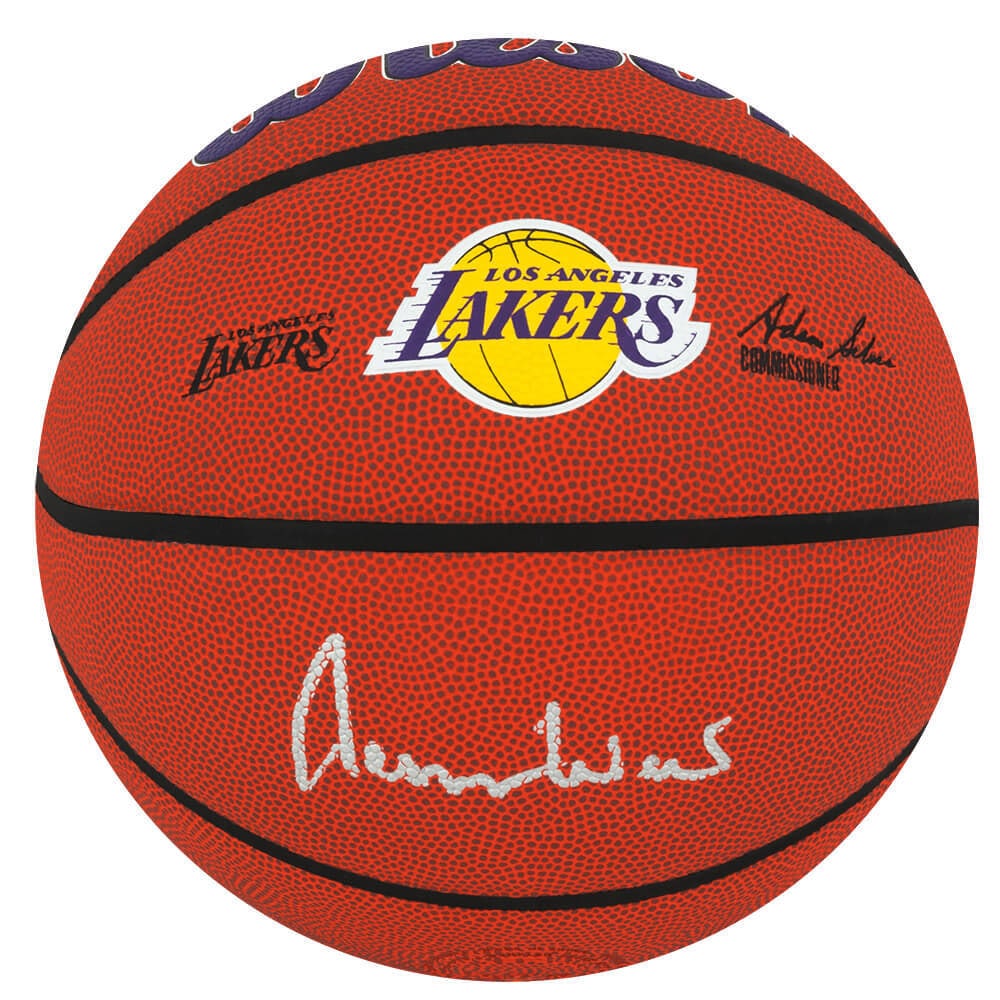 Jerry West Signed Lakers NBA Basketball with COA (1 of 1)