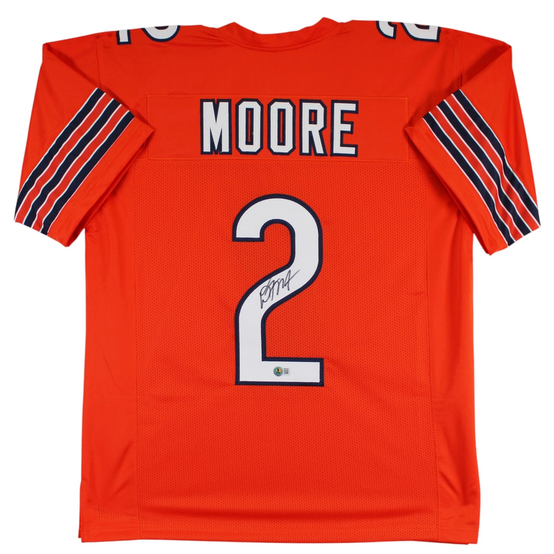 D.J. Moore Signed Orange Pro Style Jersey Chicago Bears BAS Authenticated (1 of 3)