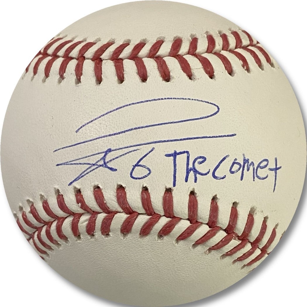 Hye Seong Kim Autographed Baseball Los Angeles Dodgers Beckett Authenticated (1 of 2)