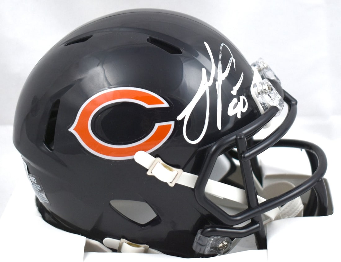 Julius Peppers Signed Chicago Bears Mini Helmet Beckett Authenticated (1 of 3)