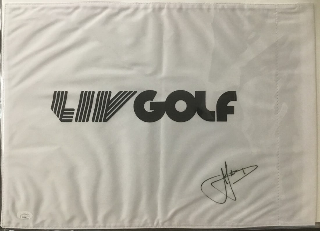 Cam Smith Signed LIV Golf #18 Pin Flag JSA Authenticated (1 of 3)