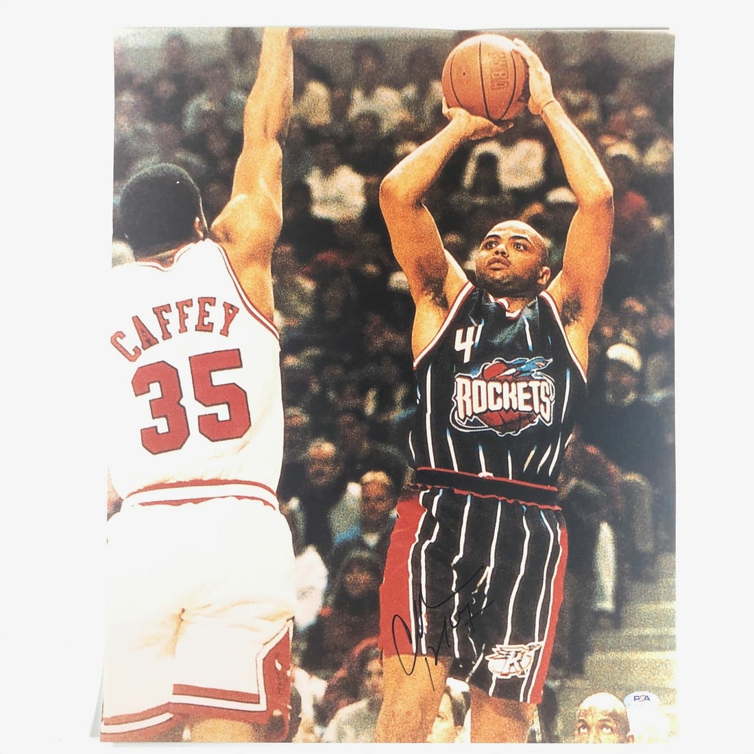 Charles Barkley Autographed 16x20 Photo PSA/DNA Houston Rockets (1 of 3)