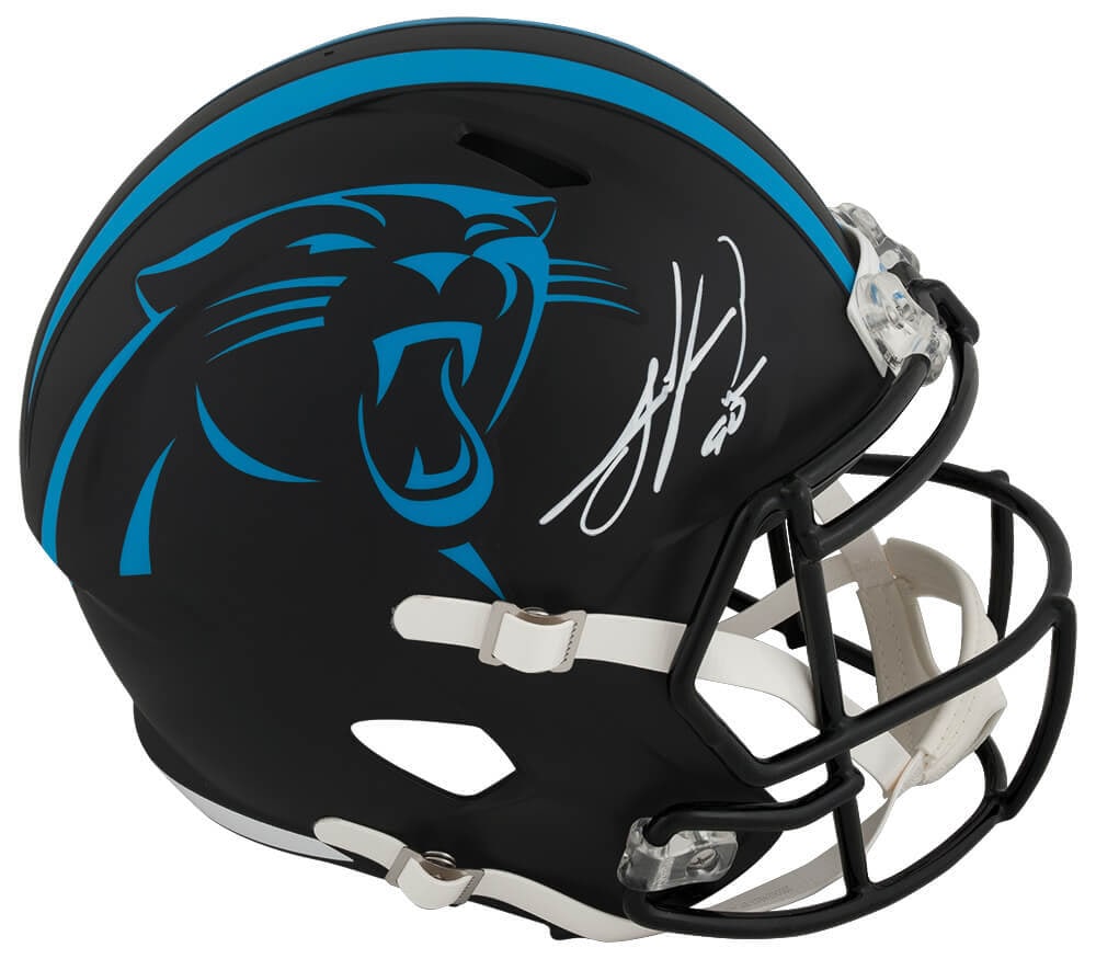 Julius Peppers Signed 2022 Panthers Alt Riddell F/S Helmet with COA (1 of 1)