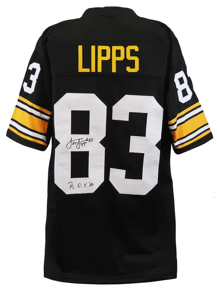 Louis Lipps Signed Pittsburgh Steelers Jersey with ROY 84 Inscription (1 of 3)