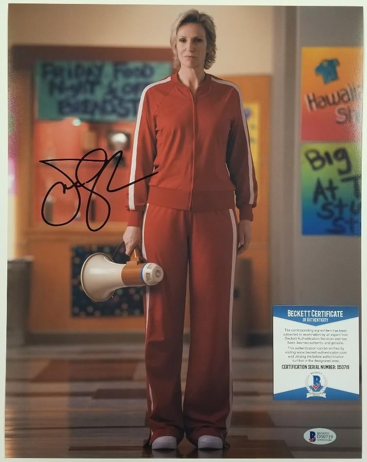 Jane Lynch Autographed 11x14 Glee Photo as Sue Sylvester Beckett COA (1 of 1)