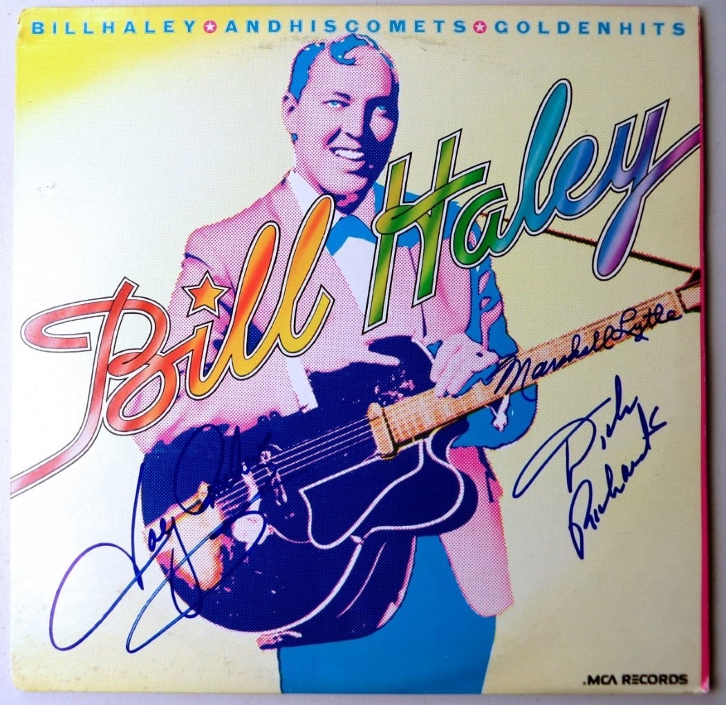 Bill Haley's Comets Signed Album Cover with JSA Authentication (1 of 4)
