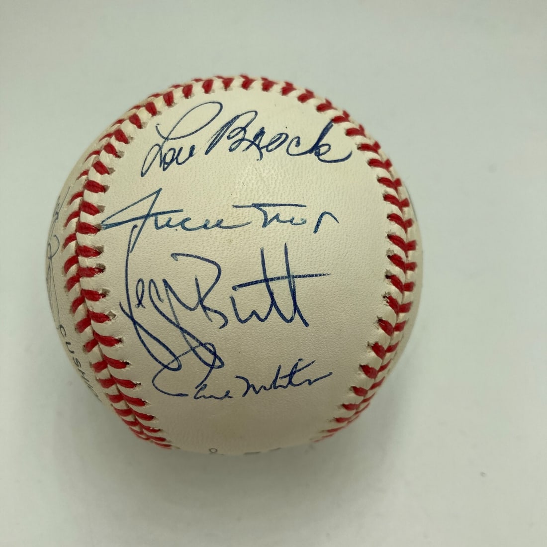 Willie Mays Hank Aaron Stan Musial Signed Baseball 3000 Hit Club 13 Autos JSA COA (1 of 9)