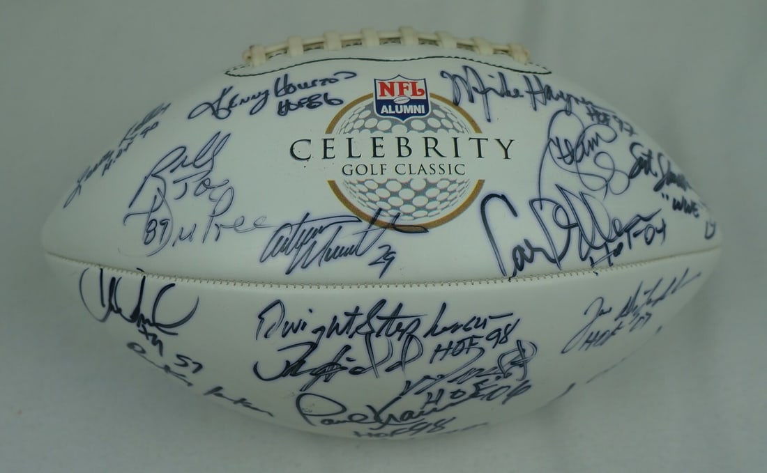 NFL Multi Signed Autographed Football with PSA DNA Certification (1 of 6)