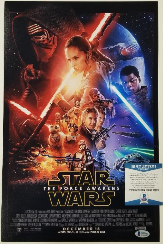 BB-8 Star Wars Force Awakens 11x17 Photo Signed by Neal Scanlan Beckett Authenticated (1 of 1)
