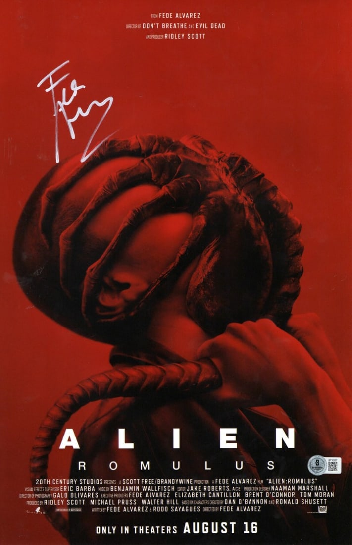 Fede Alvarez Signed 11X17 Photo Alien Romulus BAS Authenticated (1 of 2)