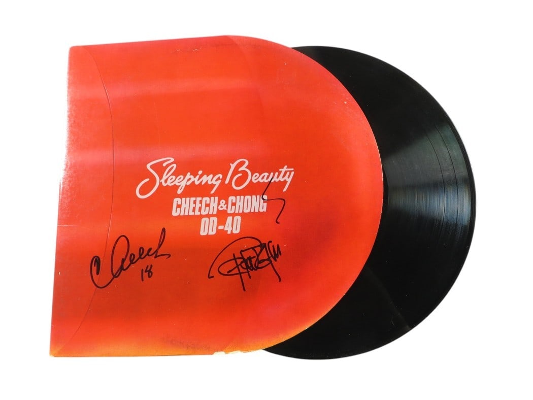 Cheech Marin Tommy Chong Dual Signed Album Cover Beckett Authenticated (1 of 4)