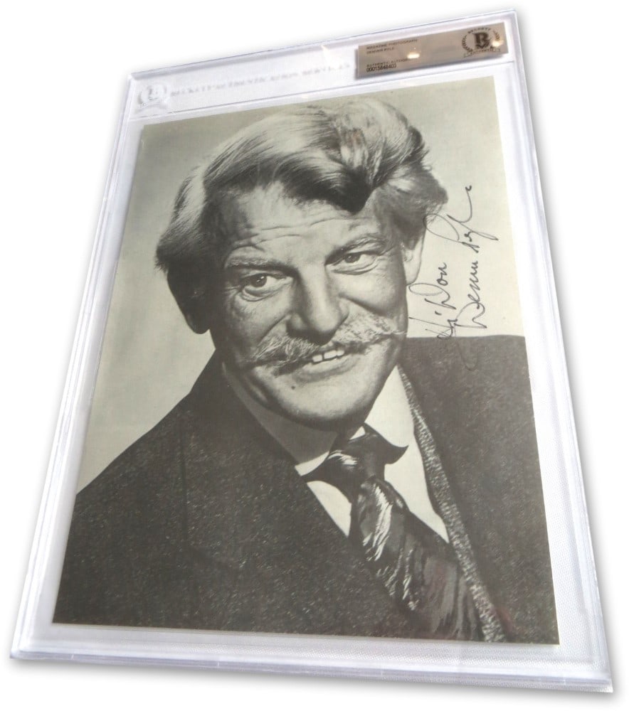 Denver Pyle Autographed Photo The Dukes of Hazzard Beckett Authenticated 8.75 x 12 (1 of 3)