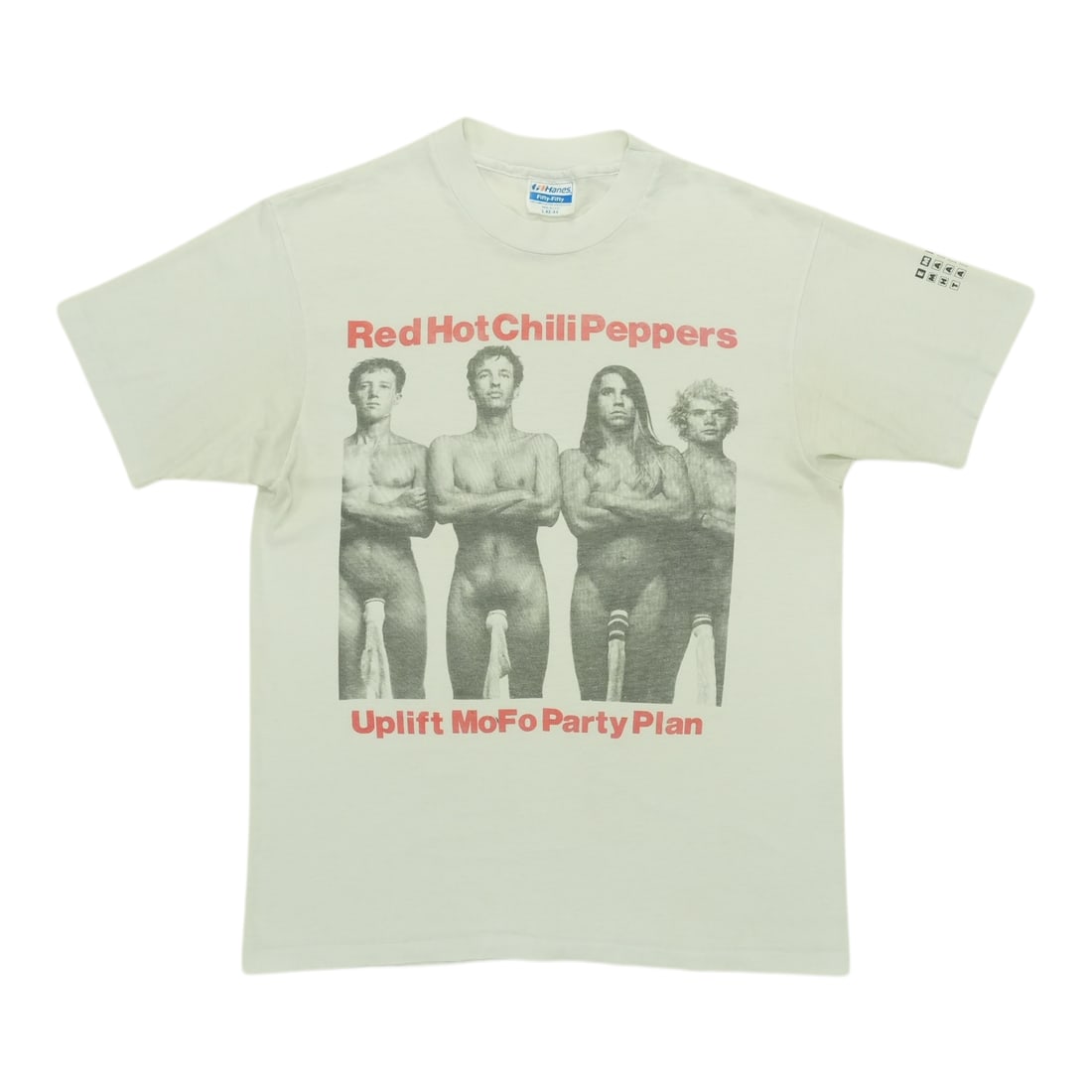 Vintage 1987 Uplift Mojo Party Plan Red Hot Chili Peppers EMI Promo T Shirt (1 of 8)