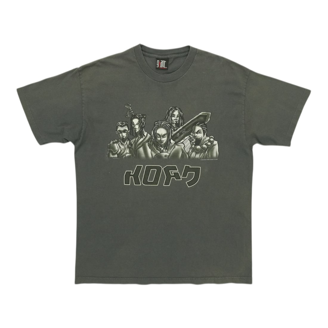Vintage 1999 Korn Black Anime Graphic T Shirt 100 Percent Cotton Extra Large: Vintage 1999 Korn Black Anime Graphic T Shirt 100 Percent Cotton Extra Large This is an original vintage 1999 Korn anime shirt, not a modern reproduction. The shirt is made of 100% cotton and features