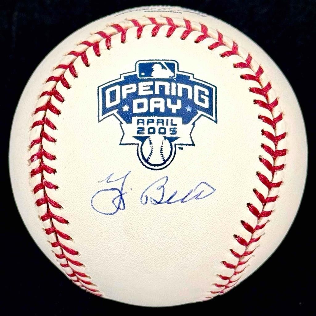 Yogi Berra Signed MLB Baseball 2005 Opening Day Logo Steiner Authenticated (1 of 3)