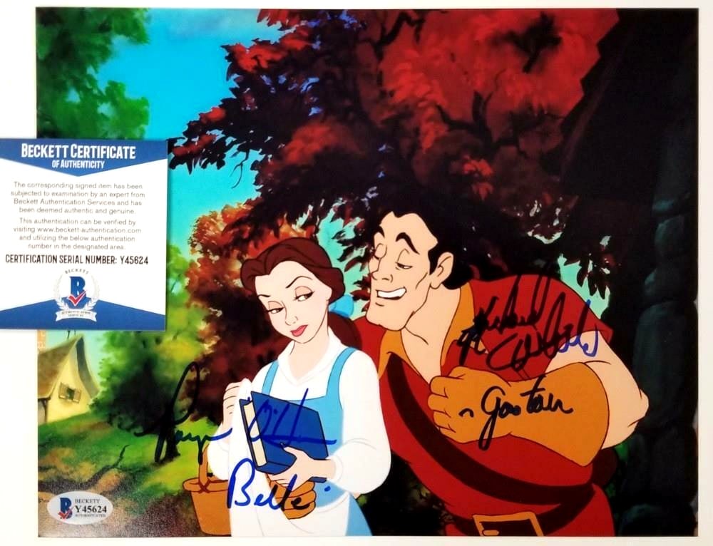 Signed 8x10 Beauty and the Beast Photo by Paige O'Hara Richard White Beckett Authenticated (1 of 1)