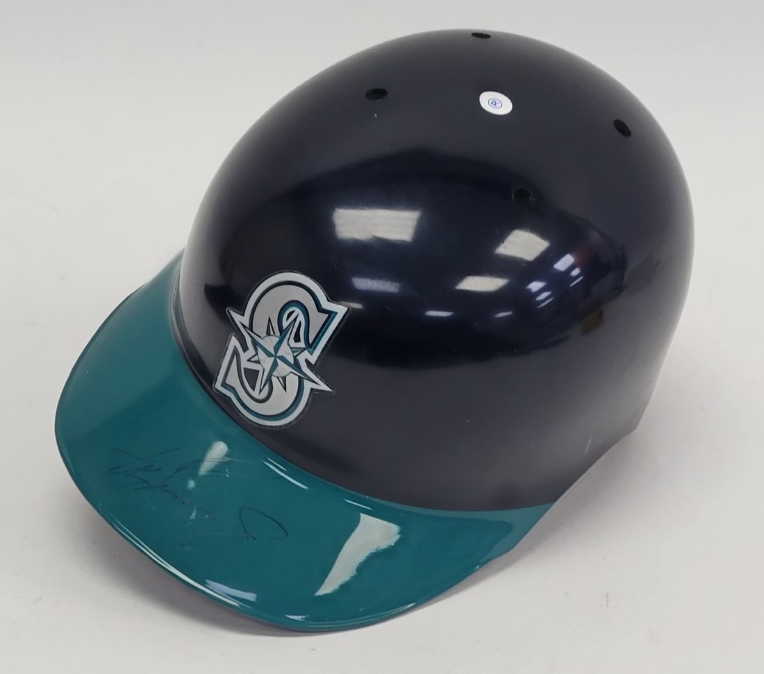 Seattle Mariners Batting Helmet Signed by Ken Griffey Jr with UDA COA (1 of 8)