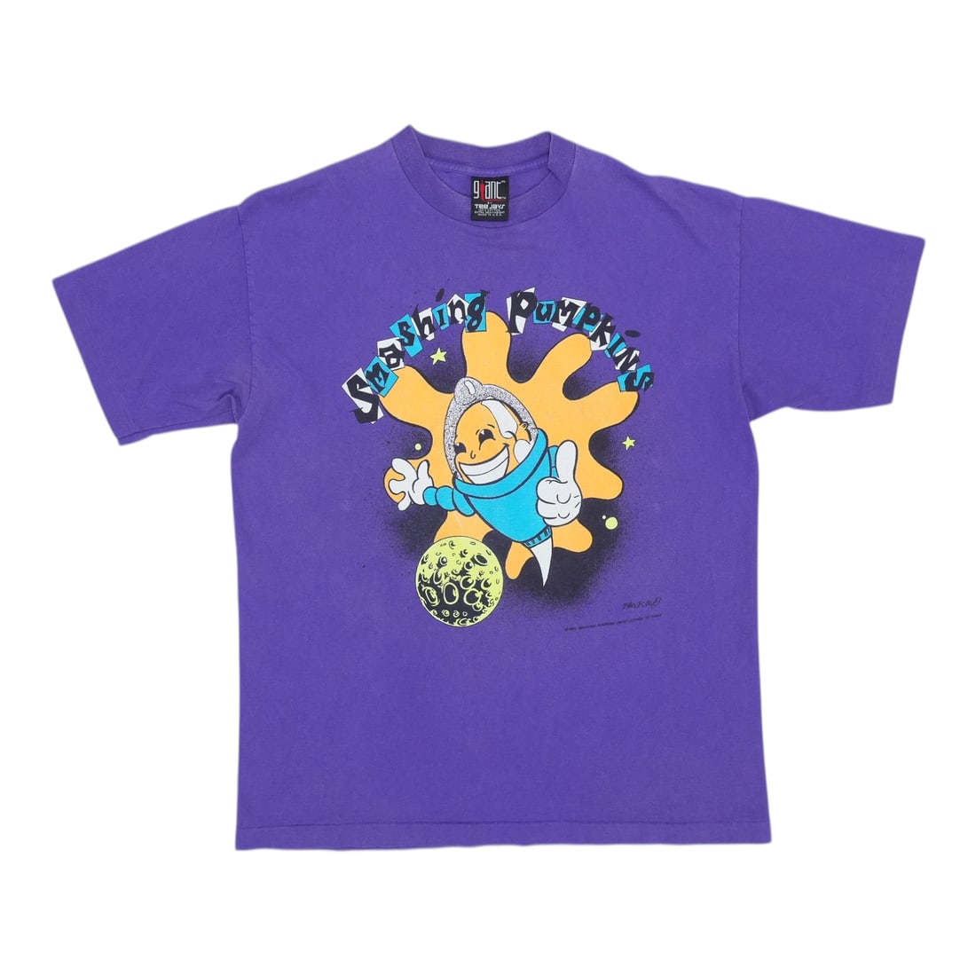 Vintage 1992 Smashing Pumpkins Starla Purple Graphic Band Shirt XL: Vintage 1992 Smashing Pumpkins Starla Purple Graphic Band Shirt XL This is an original vintage 1992 Smashing Pumpkins Starla shirt featuring front and back graphics. The shirt is made of 100% cotton a