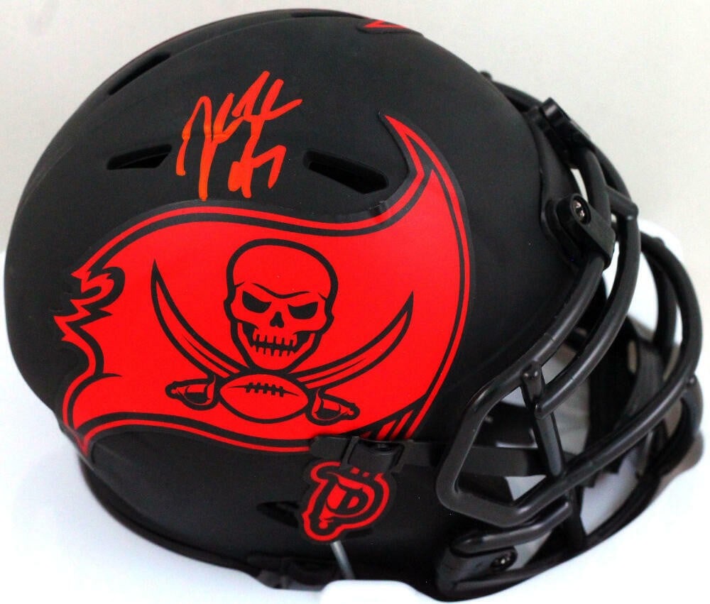 John Lynch Signed Tampa Bay Buccaneers Mini Helmet Beckett Authenticated Red (1 of 8)